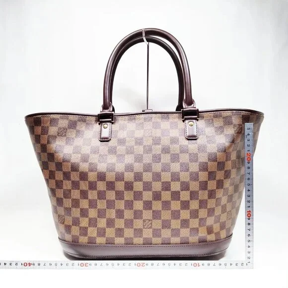 Authentic Louis Vuitton Manosque GM Damier Ebene Tote Bag/LV Shoulder Bag - Picture 3 of 16